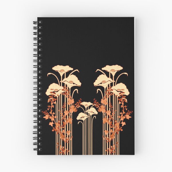 Item preview, floral art nouveau designed and sold by clemfloral.