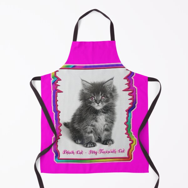 Item preview, Black Cat - My Favourite Pink Eyes Cat (By ACCI) designed and sold by VanyssaGraphics.