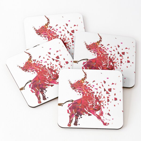 Item preview, RED BULL low polygon Geometric  designed and sold by ss1a.