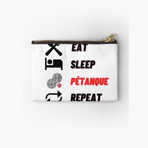 Item preview, T shirt eat sleep pétanque repeat designed and sold by ProShirtDesign.