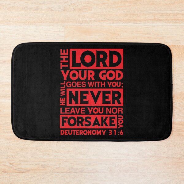 Item preview, Deuteronomy 31:6 designed and sold by plushism.