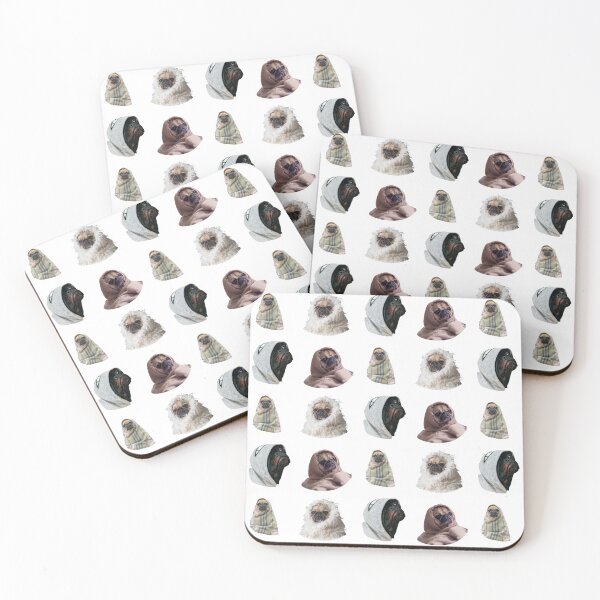Item preview, Cute Sleepy Pugs Sticker Packs And Animal Pattern designed and sold by acatalepsys.