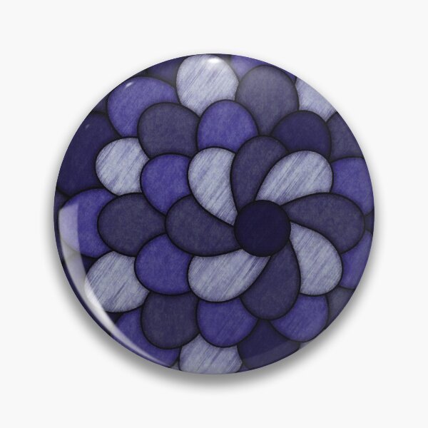Item preview, Doodle Bug Flower Petals - Blue designed and sold by Finding Fortuity.
