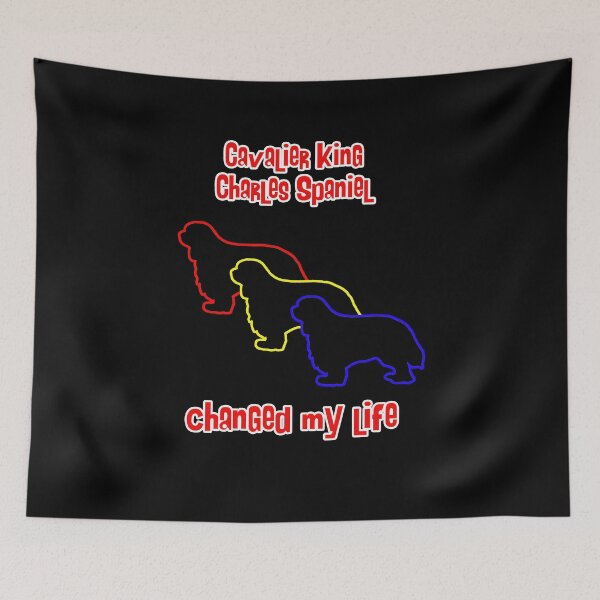 Item preview, Cavalier King Charles Spaniel Changed my Life - Dog Art dogs Silhouette - pet designed and sold by Coolstuff4you71.