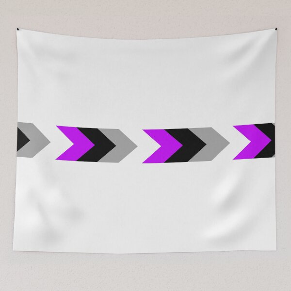 Item preview, Pride Flag Chevrons - Asexual designed and sold by thesassypanda.