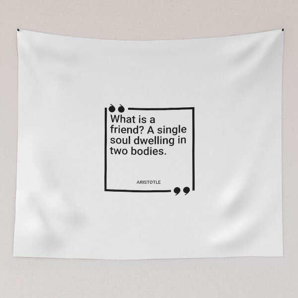 Item preview, Aristotle - What is a friend? A single soul dwelling in two bodies. designed and sold by SocraticQuotes.