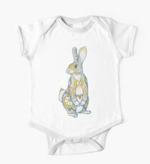 Mandala Bunny One Piece - Short Sleeve