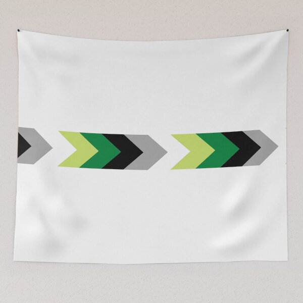 Item preview, Pride Flag Chevrons - Aromantic designed and sold by thesassypanda.