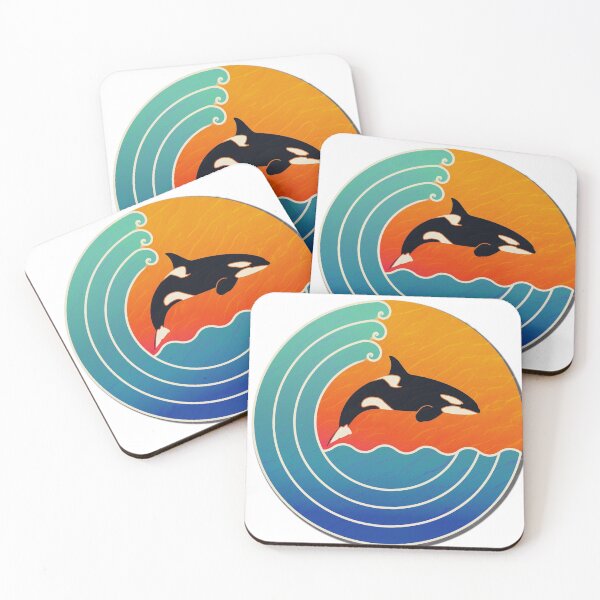 Item preview, Orca in Waves designed and sold by SpitsPixels.