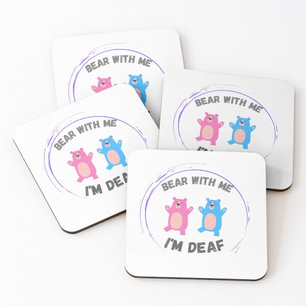 Item preview, Bear With Me I'm Deaf designed and sold by Beluved.