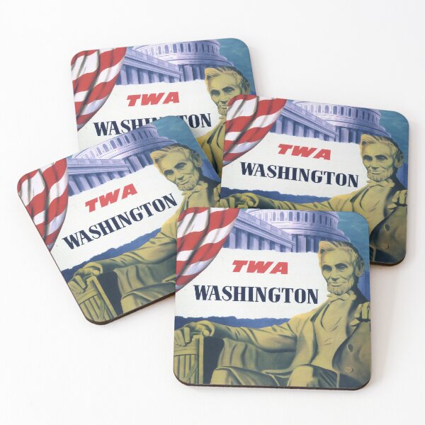 Item preview, retro classic Washington poster designed and sold by CorasPosters.