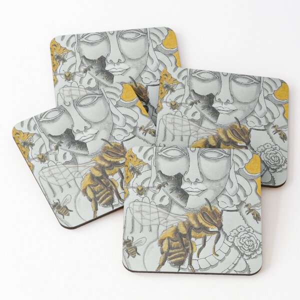 Item preview, Bees of Bhramari designed and sold by Nic Phillips Sacred Art.