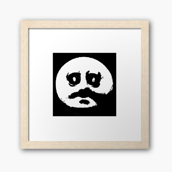 How did you do in PE today? Cursed Emoji Face | Art Print