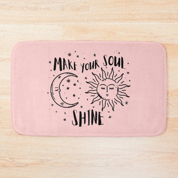 Item preview, Make your soul shine. Motivational quotes with sun and moon designed and sold by Caterina  Fungher.