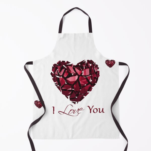Item preview, I love you with  crystal heart designed and sold by 42youbest.