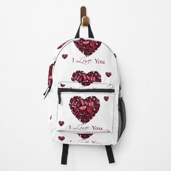 Item preview, I love you with crystal heart designed and sold by 42youbest.