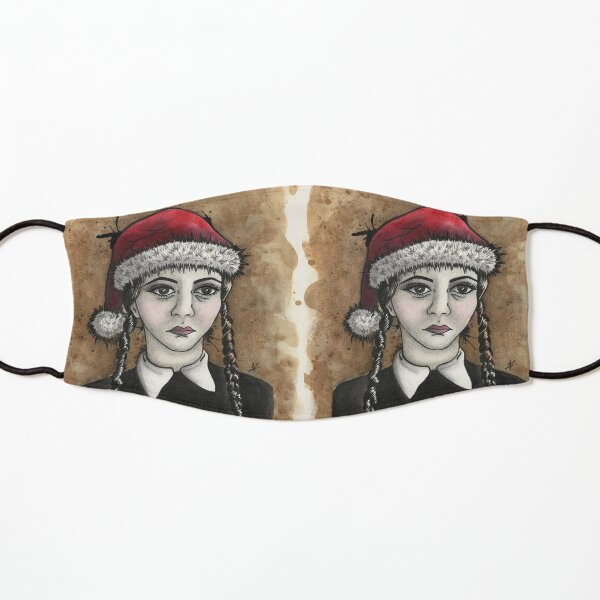 Wednesday Addams Christmas Kids Mask