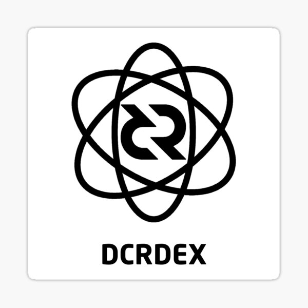 (sticker) DCRDEX v3 Sticker