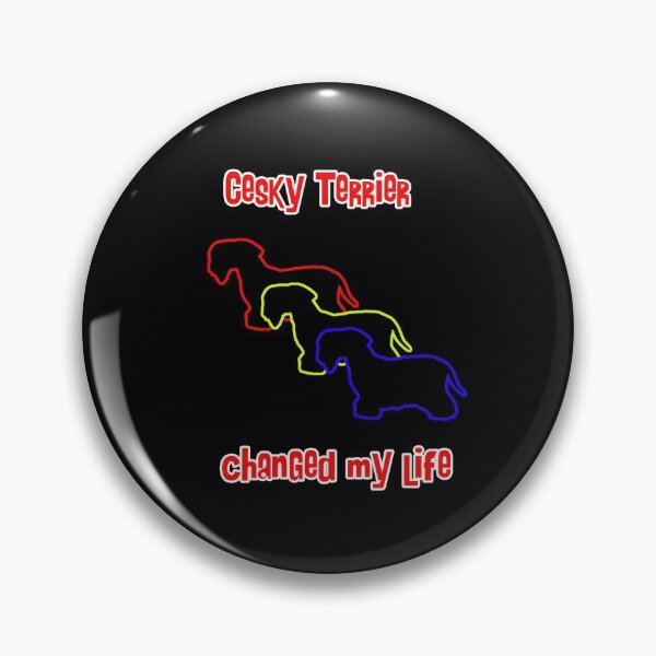 Item preview, Cesky Terrier Changed my Life - Dog Art dogs Silhouette - pet designed and sold by Coolstuff4you71.