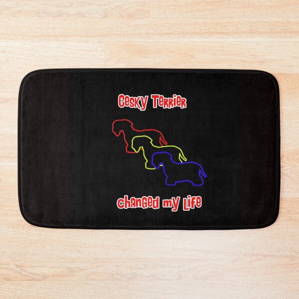 Item preview, Cesky Terrier Changed my Life - Dog Art dogs Silhouette - pet designed and sold by Coolstuff4you71.