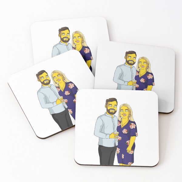 Item preview, Simpsons Couple  designed and sold by Cartoonsy.