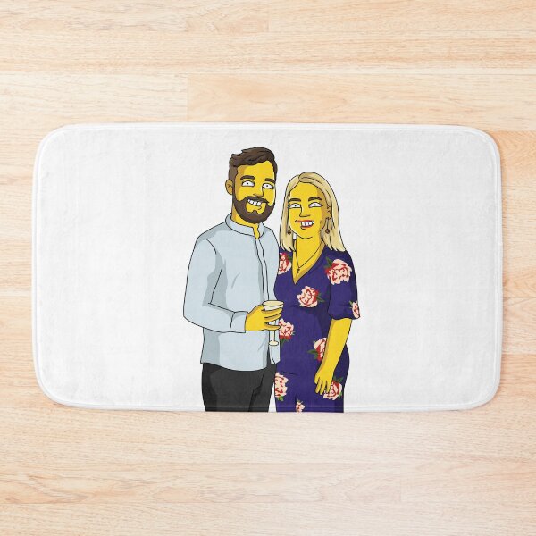 Item preview, Simpsons Couple  designed and sold by Cartoonsy.