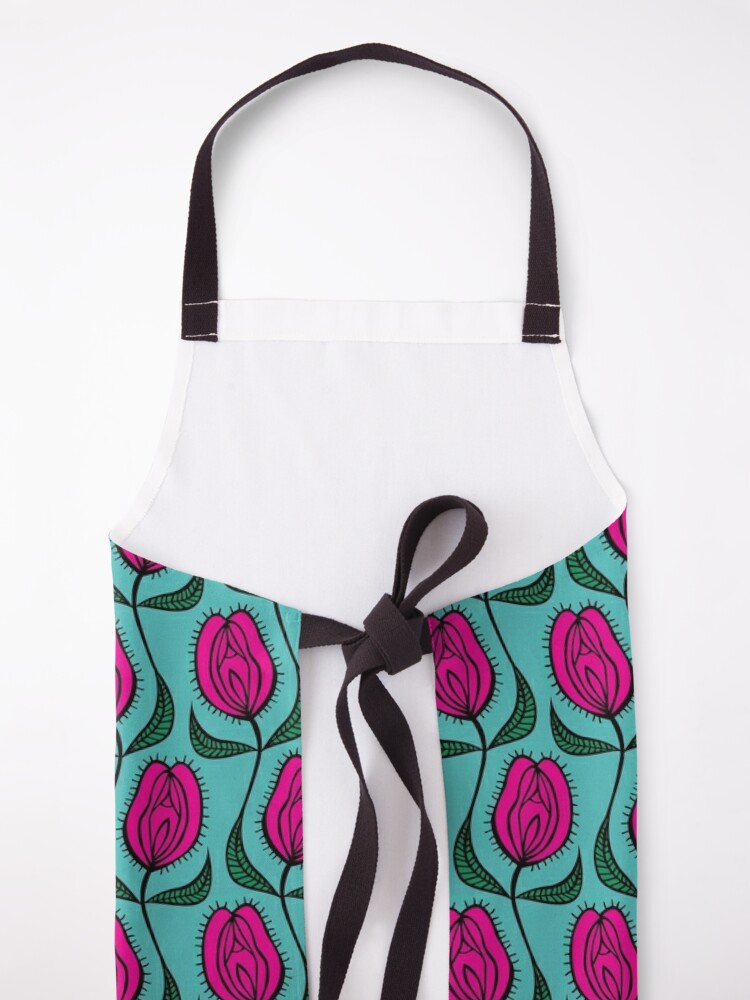 Alternate view of Ambiguous tulips Apron