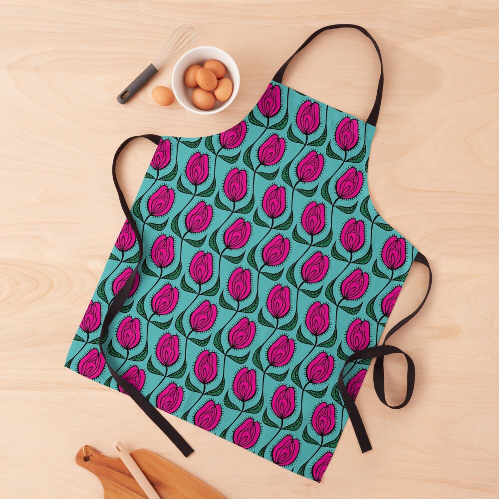 Ambiguous tulips Apron
