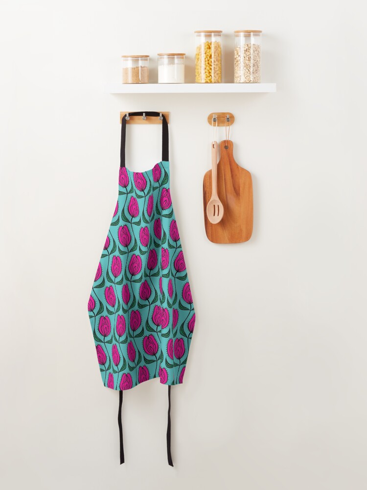 Alternate view of Ambiguous tulips Apron