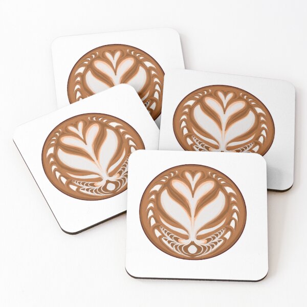 Item preview, Latte art drawing paint designed and sold by C2Hvectorist.