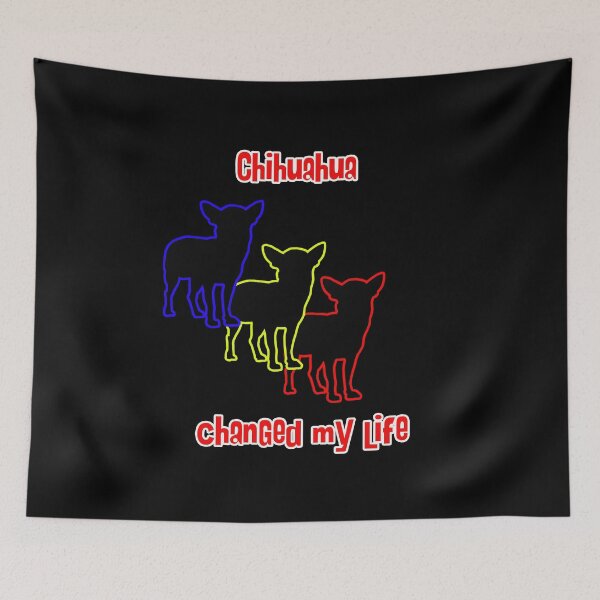 Item preview, Chihuahua Changed my Life - Dog Art dogs Silhouette - pet designed and sold by Coolstuff4you71.