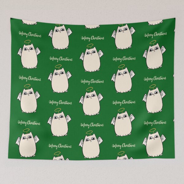 Item preview,  cat merry christmas designed and sold by WOWSOMETHINGNEW.