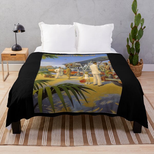 Item preview, retro classic Hawaii Honolulu poster designed and sold by CorasPosters.