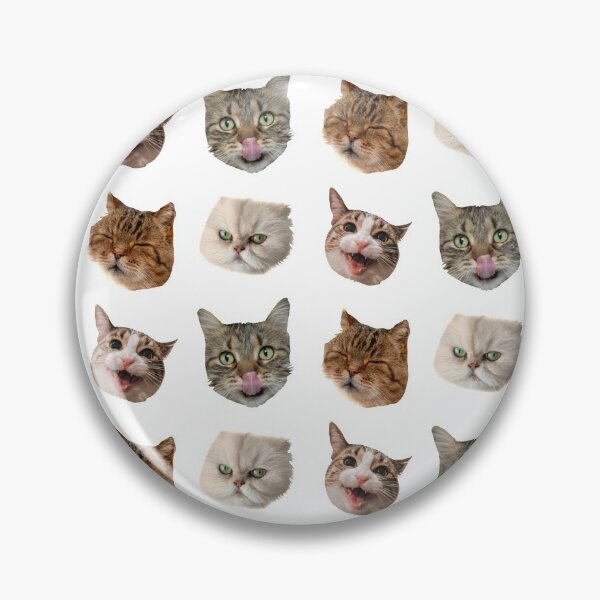 Item preview, Funny Adorable Meme Cat Faces Sticker Packs And Animal Pattern designed and sold by acatalepsys.