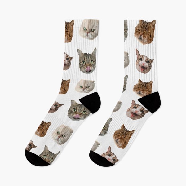 Item preview, Funny Adorable Meme Cat Faces Sticker Packs And Animal Pattern designed and sold by acatalepsys.