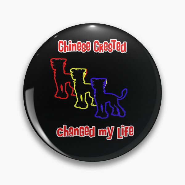 Item preview, Chinese Crested Changed my Life - Dog Art dogs Silhouette - pet designed and sold by Coolstuff4you71.
