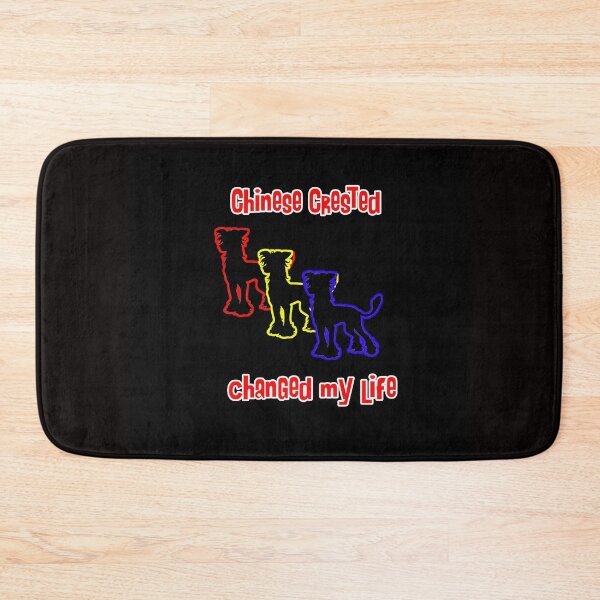 Item preview, Chinese Crested Changed my Life - Dog Art dogs Silhouette - pet designed and sold by Coolstuff4you71.