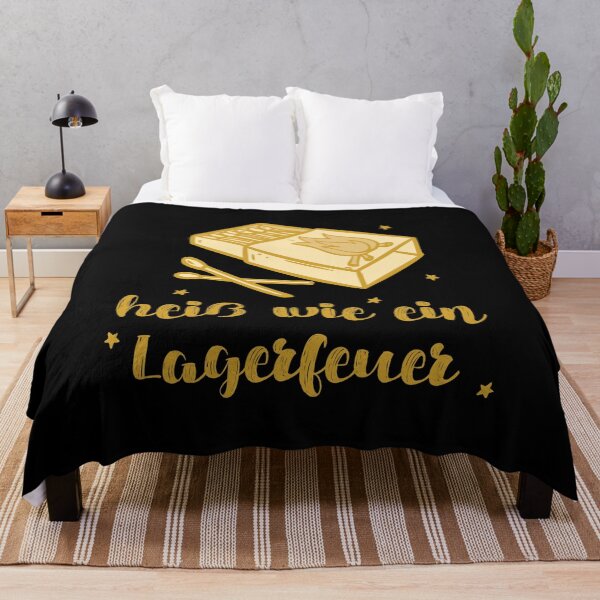 Item preview, heiß wie ein Lagerfeuer | Deutsch Wandern designed and sold by Ainbowz-Artwork.