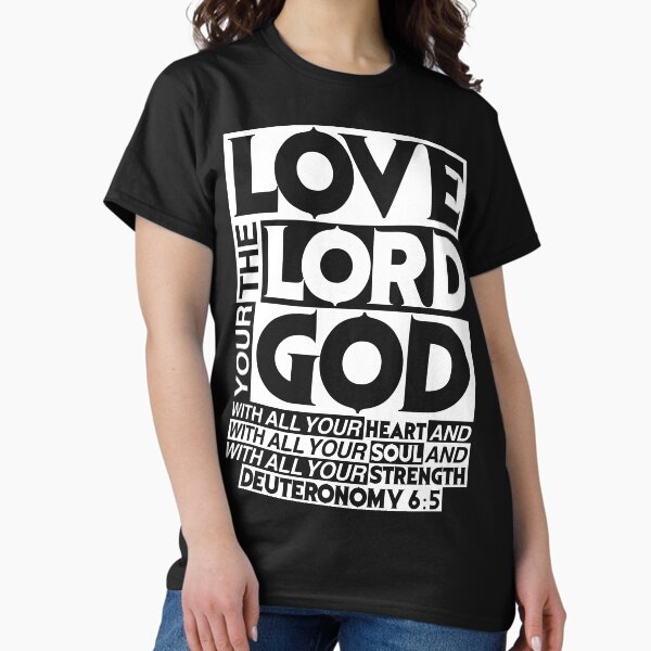 Item preview, Deuteronomy 6:5 Love The LORD Your God With All Your Heart designed and sold by plushism.