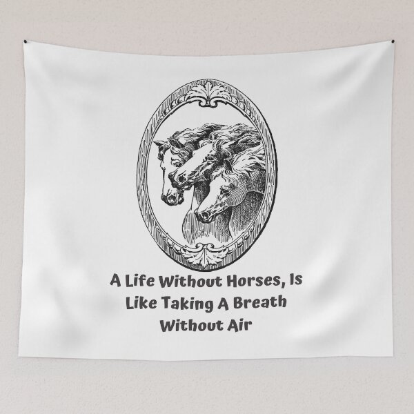 Item preview, A life without horses designed and sold by PRINTABLE SHELF.