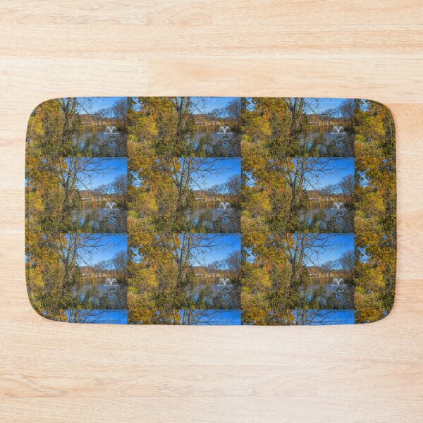 Item preview, USA. Pennsylvania. Autumn. Fountain on the Pond. designed and sold by vadim19.
