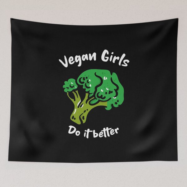 Item preview, Vegan Girls Do It Better Vegetarian Gift designed and sold by Easyas.