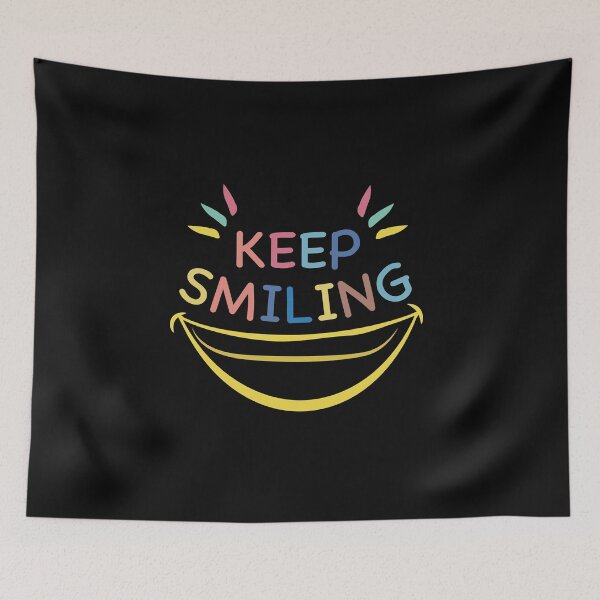 Item preview, Keep Smiling - Colorful Happy Quote Gift ideas designed and sold by NadjimBest.