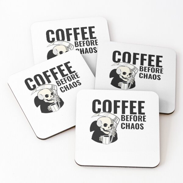 Item preview, Coffee Before Chaos Coffee Humor designed and sold by Jajulile.