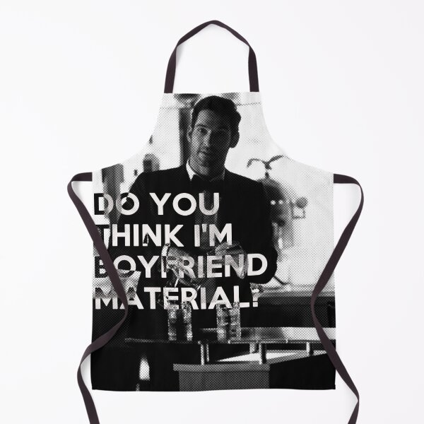 Item preview, Lucifer quote - boyfriend material designed and sold by EnjoyRiot.
