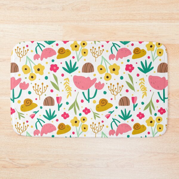 Item preview, Snails and flowers designed and sold by printmesomecolo.