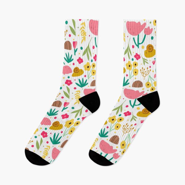Item preview, Snails and flowers designed and sold by printmesomecolo.