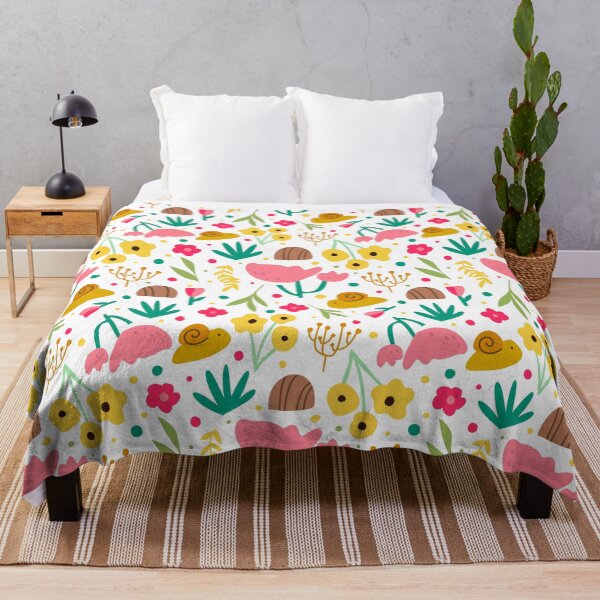 Item preview, Snails and flowers designed and sold by printmesomecolo.