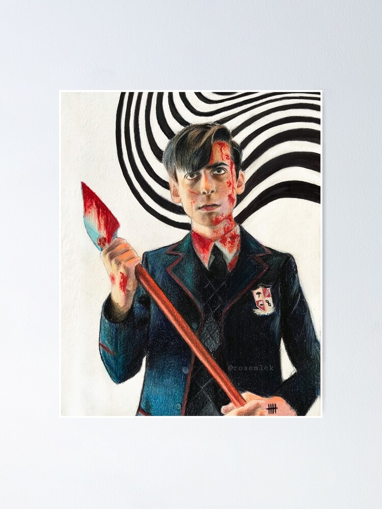 Five 5 Hargreeves Artworkthe Umbrella Academy Poster For Sale By Rosemlek77 Redbubble 