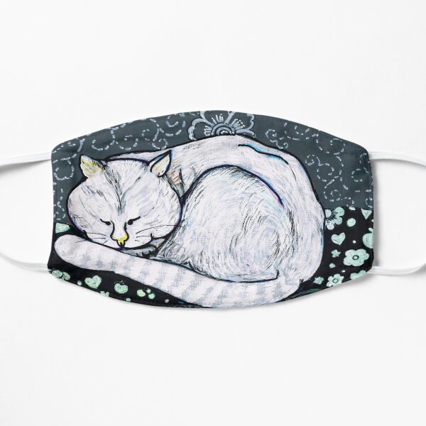 Sleepy Cat Flat Mask
